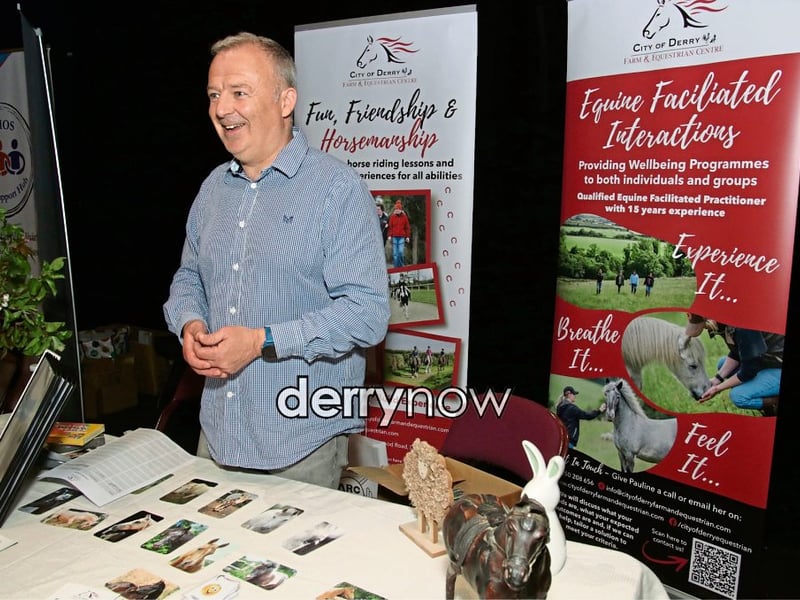 Mark Johnston, City of Derry Farm and Equestrian Centre. (Photos - Deirdre Heaney, nwpresspics)