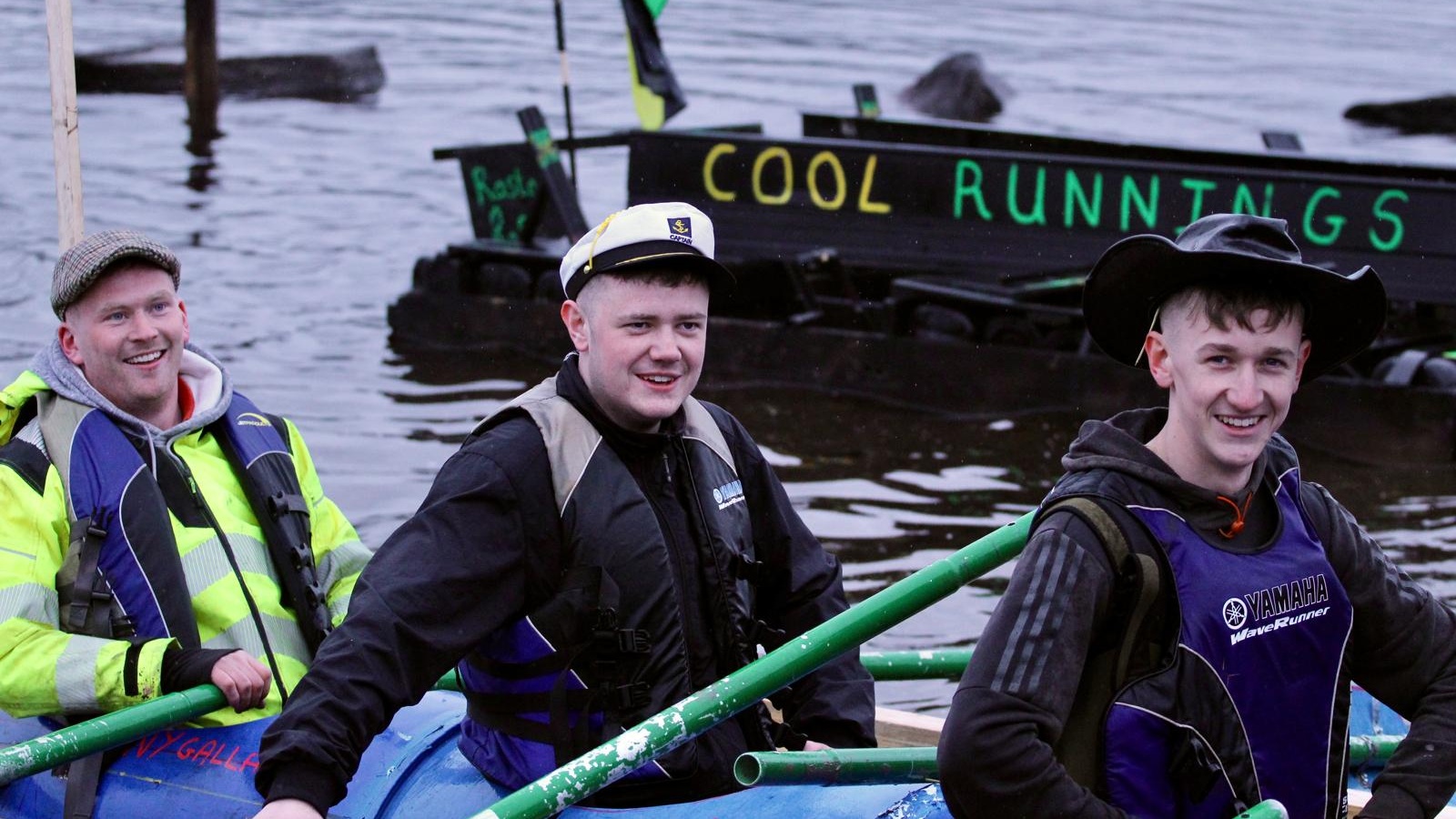 In pictures: 'Daft Raft Race' causes a splash on Trusk Lough