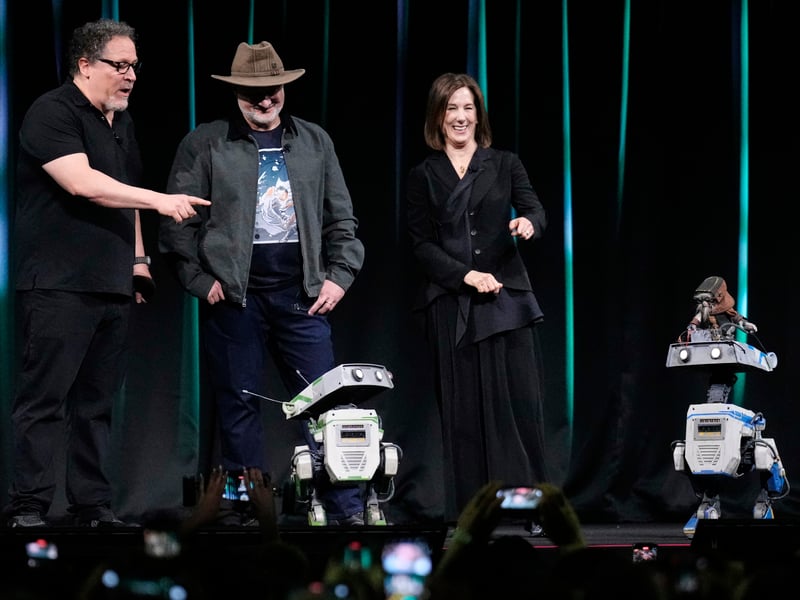 Only the title was shown on a giant screen, although that was enough for the crowd to burst into cheers.