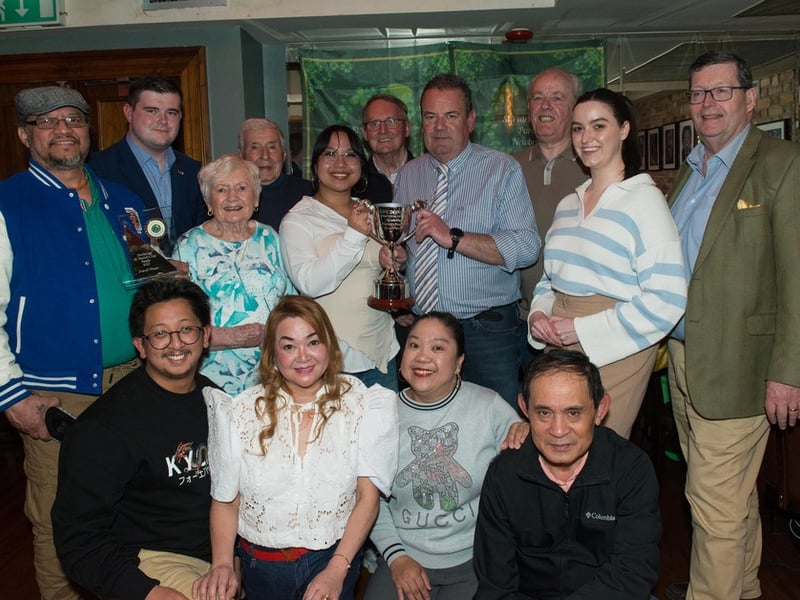 Overall Winner of the Tony Donohoe Perpetual Trophy, presented by Teresa Harrison were the Kildare Filipino Community Dance Troupe. 