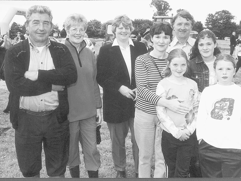 Enjoying their day out at the Colmcille Ploughing Festival were Paddy and Maureen Smith, Gowna; Kathleen and Paddy Gormley, Enaghan; Philomena Bloomfield, Lancaster; Laura and Catherine Bloomfield and Edel Gormley