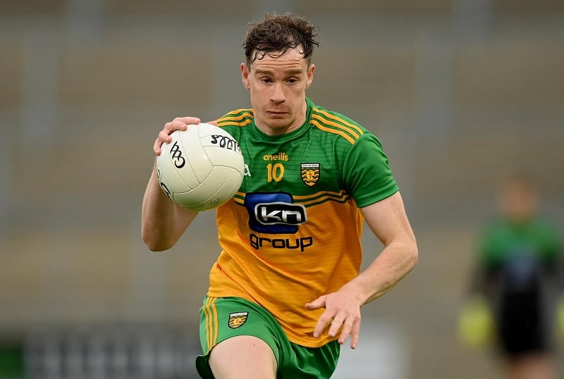 Ciaran ThompsonThe Naomh Conaill man is having a really good league. Was again one of Donegal's performers on the day and his two pointers were vital. 8.5