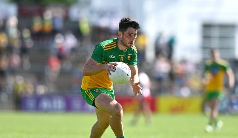 Ryan McHughReally busy from the start and got Donegal on the board inside 40 seconds. Vital to the county's prospects, especially under the enhanced rules. 7.5