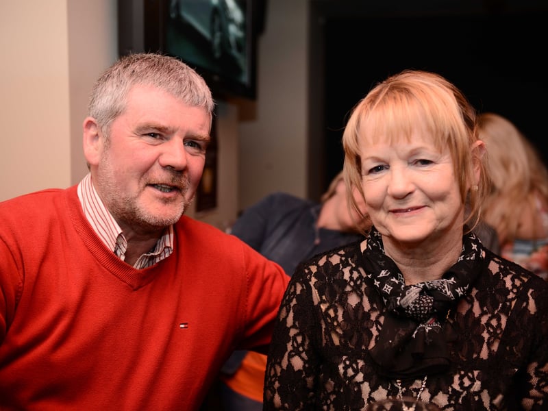 Caption: James and Mary Kenny enjoying the Nathan Carter concert in Cooney's Hotel