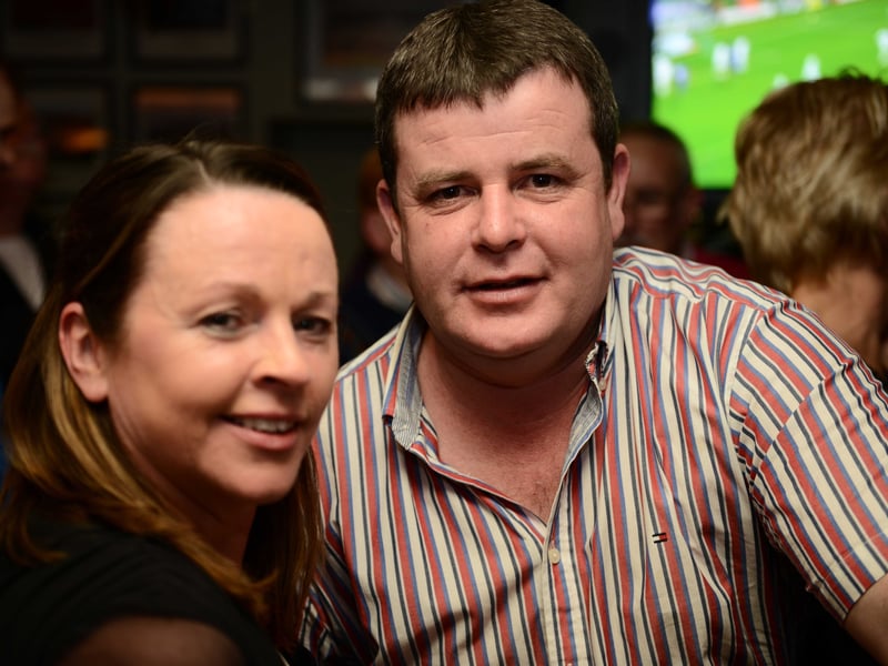 Caption: Lena nad Bernard Kenny at the concert in Cooney's Hotel, Ballymahon Picture: Declan Gilmore