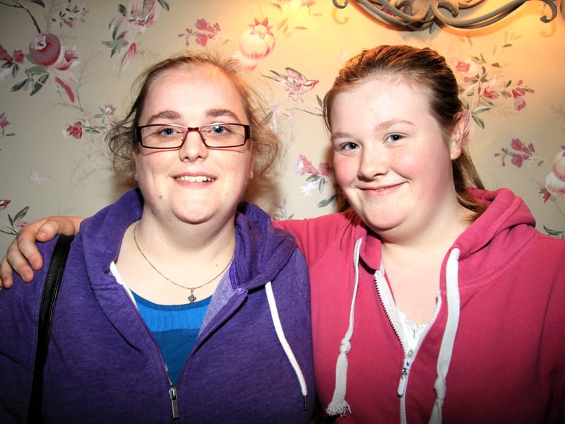 Caption: Christine and Charlotte Twaddle