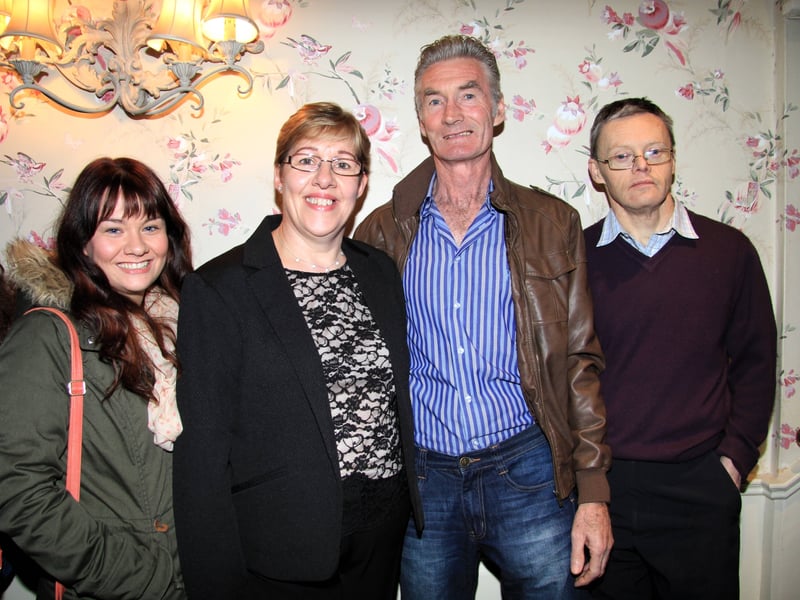 Caption: Enjoying the Nathan Carter concert in the Longford Arms were Lisa, Kathleen, Packie and Jimmy Griffin