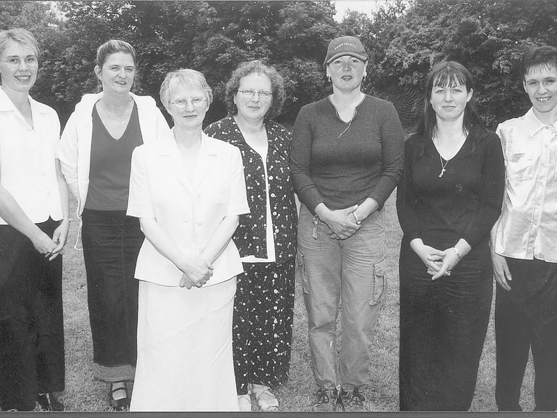 Caption: Part of the Green School committee at Tashinny National School were Yvonne McHugh, Kathleen Kelly, Elspeth Hall, Sheila Flower, Ann Kenny, Sue Kiuchi and Samantha Cox
