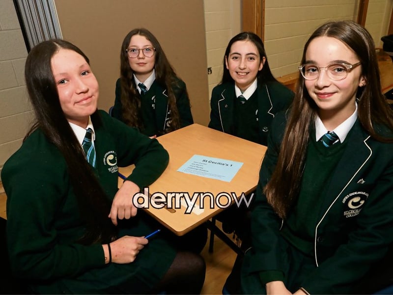 St. Cecilia's College quiz team 1.