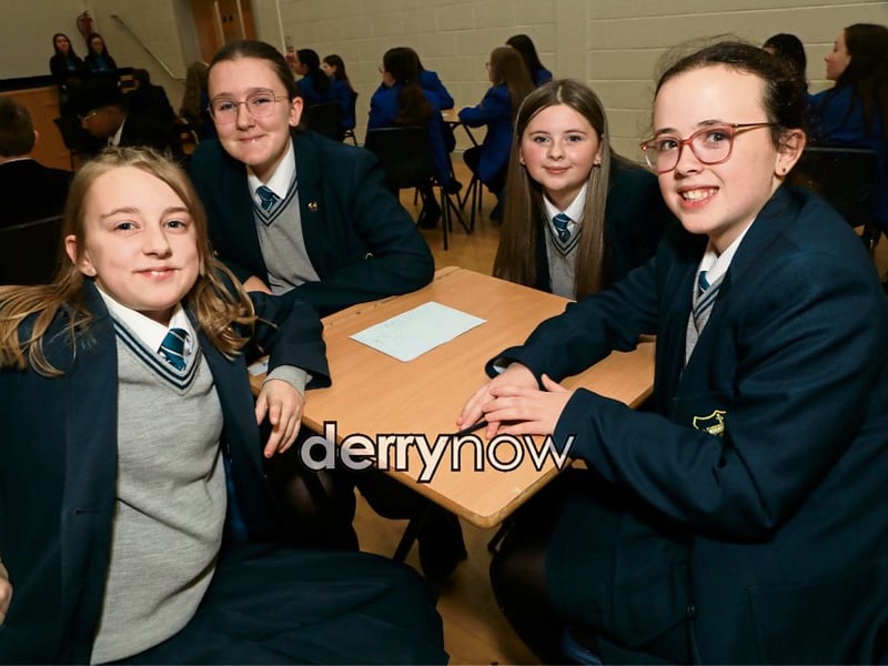 Thornhill College quiz team 3. (Photos - Tom Heaney, nwpresspics)