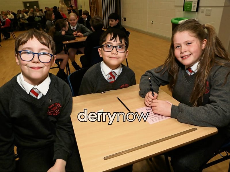 Holy Family PS quiz team 4.