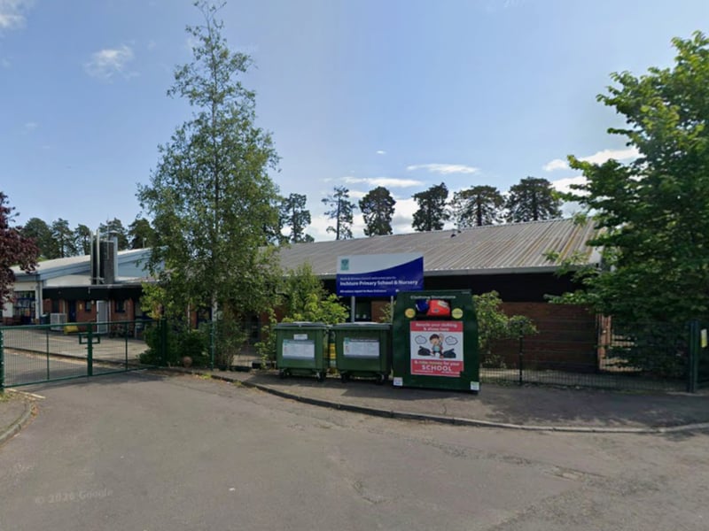 Inchture Primary School, in the village of the same name, also scored 380 points in the report, dropping 20 marks in the writing category. The school has an average class size of 24.4 pupils.