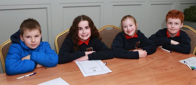 The team for St Pius N.S in Ballacolla.