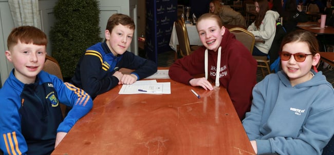 Abbeyleix South School's team.