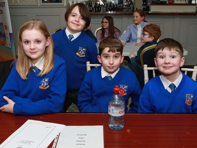 Scoil Phadraig Naofa Athy's team. 