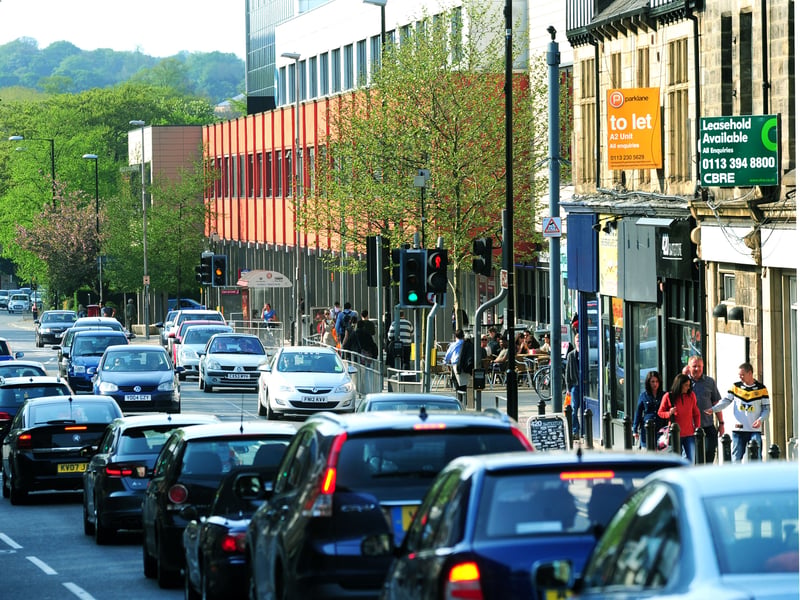 A3 Headingley is the 6th most polluted of the 9 monitoring sites for which Leeds City Council has published air quality data for 2023. The 21µg/m3 annual mean concentration of nitrogen dioxide (NO2) recorded there in 2023 is more than double the WHO's recommended limit, but only just over half the UK legal limit of 40µg/m3. NO2 levels at the site have decreased from 35µg/m3 in 2017.