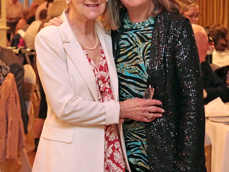 Caption: Geraldine Timlin and Louise Killian