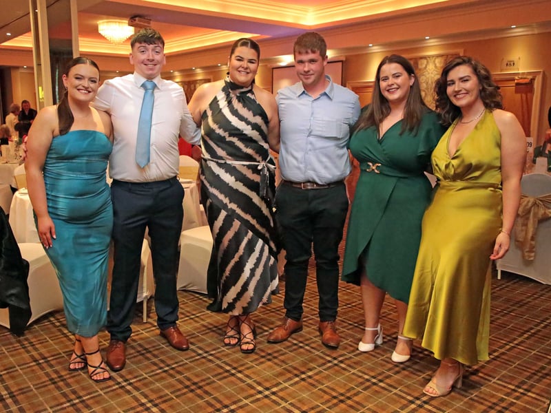 Caption: Danielle and Patrick Martin, Megan Smith, Mark Tully, Cailín McGoldrick and Emma O'Reilly