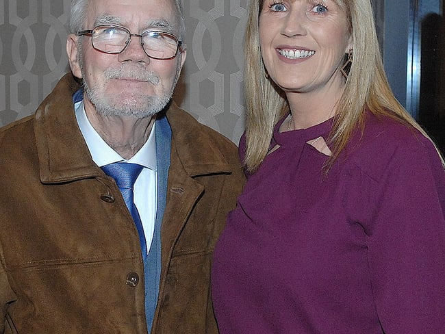 Harry Stewart and his daughter Sonya.