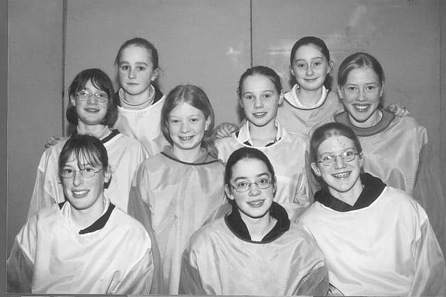 Use the Next > above or below to go through the gallery In this week's trip Down Memory Lane in Longford, we feature a selection of photographic memories from 2001, recalling the opening of the new Grafters Hair Co in Longford town, the Kenagh GAA dinner dance, members of the Battery Youth Club preparing for a concert, sixth class at Gaigue National School and Ballinalee's Mick Cahill and his bid to top the charts. Down Memory Lane | Longford's marathon women run for Chernobyl in 1999 and Declan Nerney guest at St Christopher's Sports Day Down Memory Lane | Great photos from 1999 as Longford rolled out red carpet for President Mary McAleese and vintage fair time in Abbeyshrule Down Memory Lane | Recognise anyone you know from this gallery of Longford graduation photos from 2015? Use the Next > above or below to go through the gallery Caption: 2001 - Battery Road Youth Club: Members of the Battery Road Youth Club pictured during rehearsals for the Ecumenical concert – front row: Jacqueline Glendenning, Amanda Stewart, Movag White, middle row: Rachel Stewart, Daphne Howard, Lynsey Bennett, Annelca Glendenning, back row: Aoife Maloney and Louise Bell while Kirsti McCormack is missing from picture
