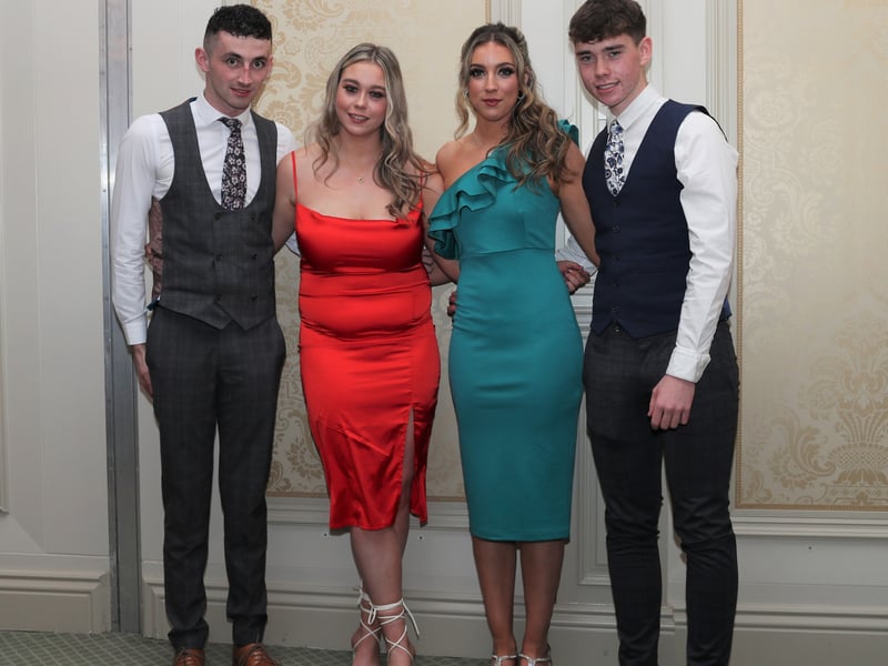 Caption: Jason Dooney, Sarah Tully, Orla Mealy and Tommy Tully. Photo: Syl Healy.