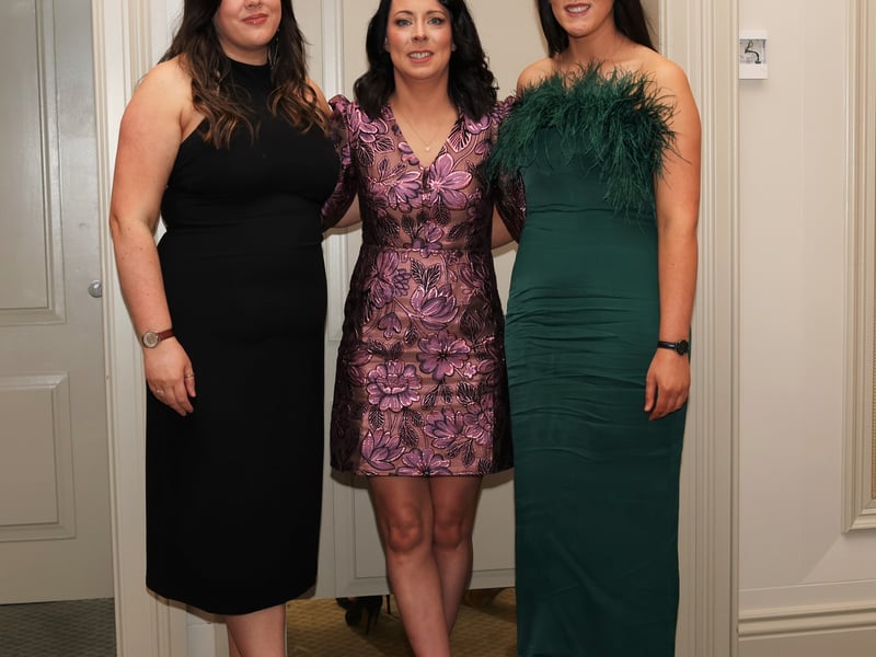 Caption: Ciara Donnelly, Louise Quinn and Leah Donnelly. Photo: Syl Healy.