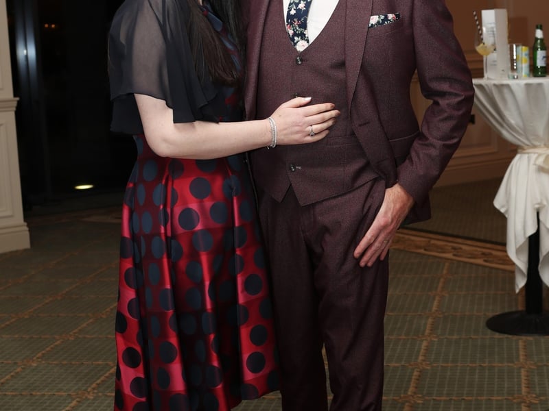 Caption: Sarah & Ciaran Lennon. Photo: Syl Healy.
