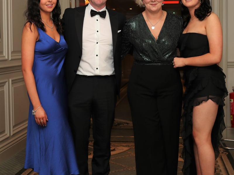 Caption: Bronagh, Padraic, Emma & Saoirse Davis. Photo: Syl Healy.