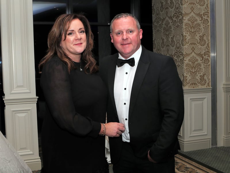 Caption: Vanessa and Mike Mulleady, Fr Manning Gaels Chairperson Pictures: Syl Healy
