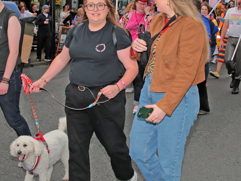 Caption: Síona Cahill in the parade