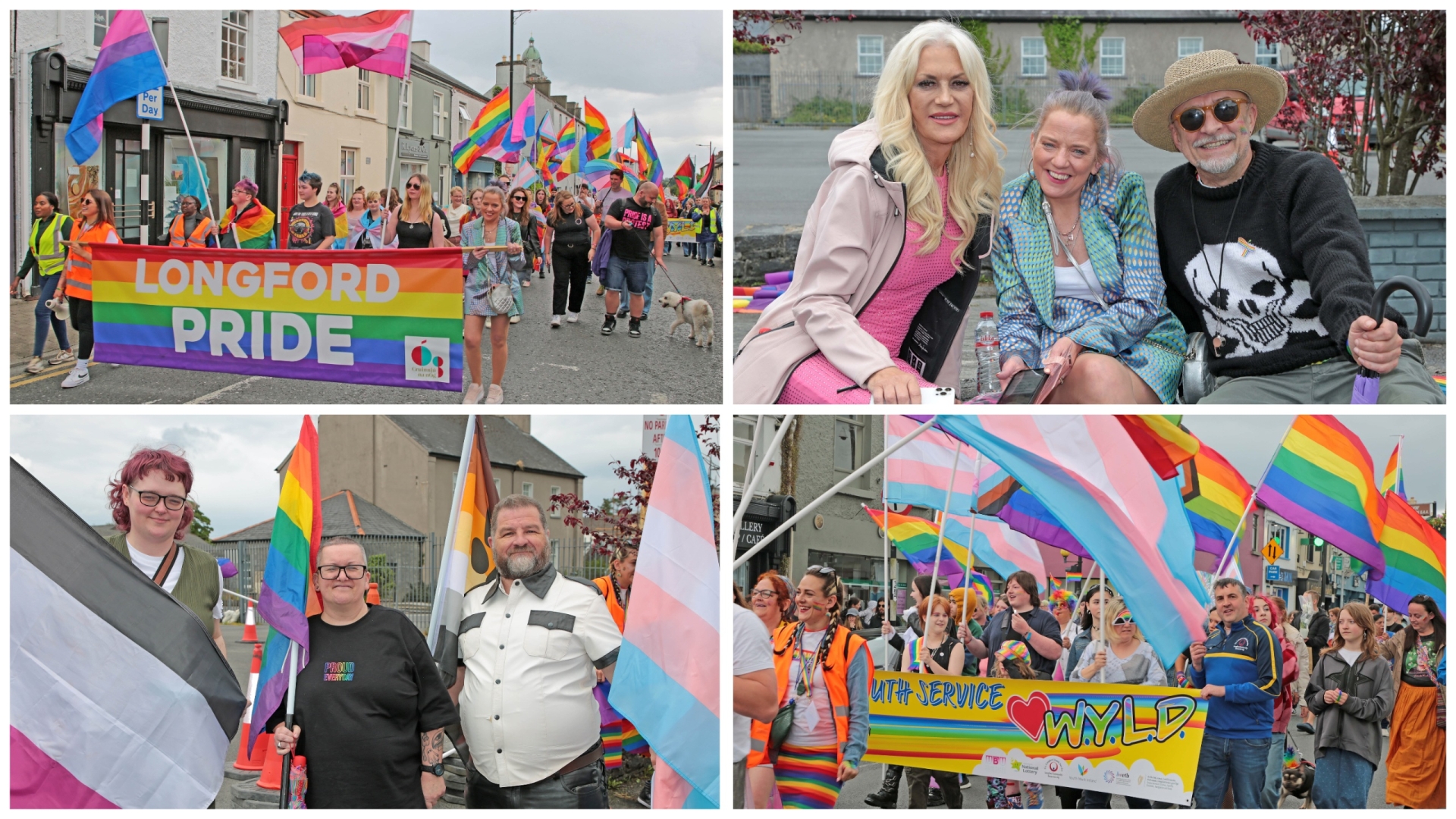 There was an explosion of colour and samba beats as Longford's first ever Pride Parade and celebration of the local LGBTQIA+ community took place on Saturday, June 15. Longford Leader / Longford Live photographer Shelley Corcoran went along and captured this gallery of pictures, we hope you enjoy them and don't forget to tag your friends.