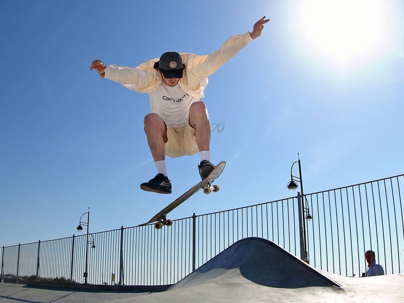 Skater Taylor O'Brien showing his skills at the official opening of Tramore Skatepark.