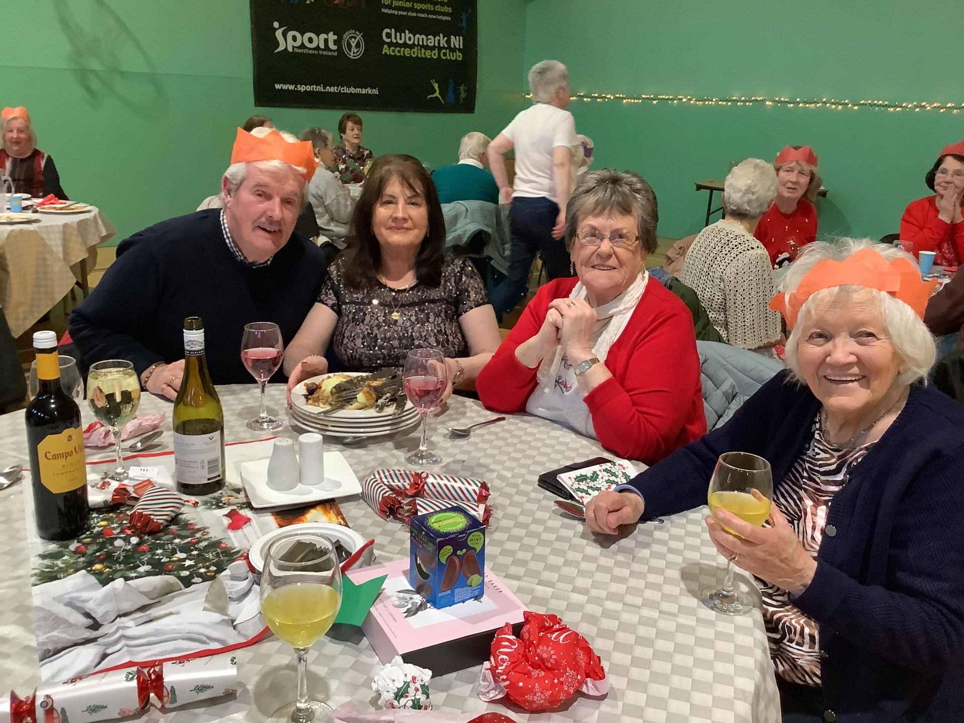 Click on the arrows to go through the photos The Crossroads and Killygordon Wednesday Club for older people enjoyed an active 2024. Numbers have increased and they have enjoyed the live music and dancing at the weekly gathering at the Cake Centre, Numbers have increased and they have enjoyed the live music and dancing at the weekly gathering at the Cake Centre, Killygordon. They also avail of many other activities including bingo, guest speakers and finish the morning with tea and sandwiches. They have also enjoyed many trips out around the county and beyond. The Kurling player members of the club are still winning matches in a league formed by Donegal Sports Partnership. Last week, the club enjoyed their usual activities in the morning after which 38 members and helpers sat down to an excellent lunch provided by Yes Chef in the main hall. Thanks to Danny Sweeney for providing the music, as he has done each Wednesday since the club’s formation. Thanks also to Joe Carlin for the afternoon music which had all the dancers on the floor, and for his help in keeping the club so successful every week. Thanks to Seamus McMenamin for providing the wine, enabling a toast to Christmas and 2025. The club is closed for the festive period and will reopen on Wednesday, January 15, 2025. The Wednesday Club continues every week at the Oaktree Centre, from 11.30am to 2.30pm. The organisers say more people are welcome to call in and avail of the facilities there as well as taking part in various day trips throughout the year. Read next: Clubs combine for Black & Amber 4 Mile in memory of Aidan McGlynn For information, contact the CAKE office on 07491 49557 between 9:30 am and 1 pm, Monday to Friday.