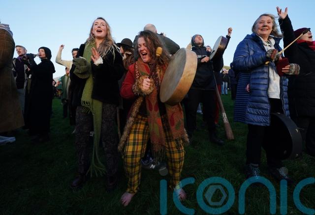 Across the Irish Sea, a monument in Newgrange, Co Meath, which is thought to be more than 5,000 years old drew a number of people keen to mark the solstice.