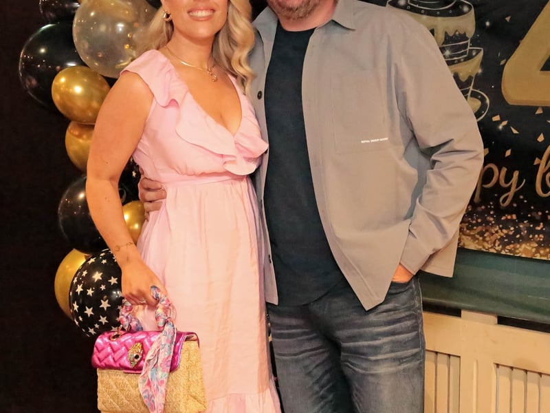 Caption: Claire O'Connor and Kevin Hussey