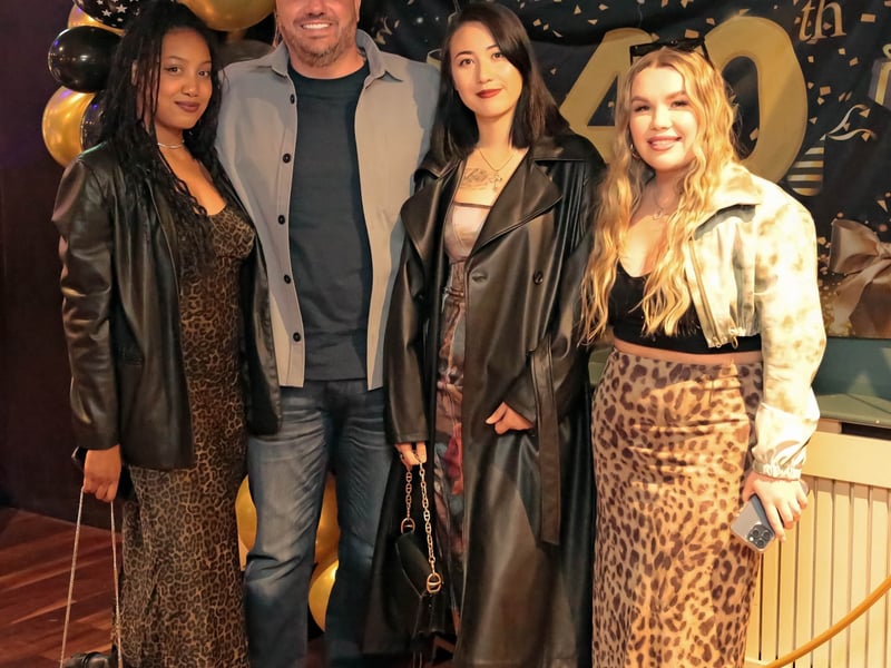 Caption: Jill, Kevin, Nika and Valeria