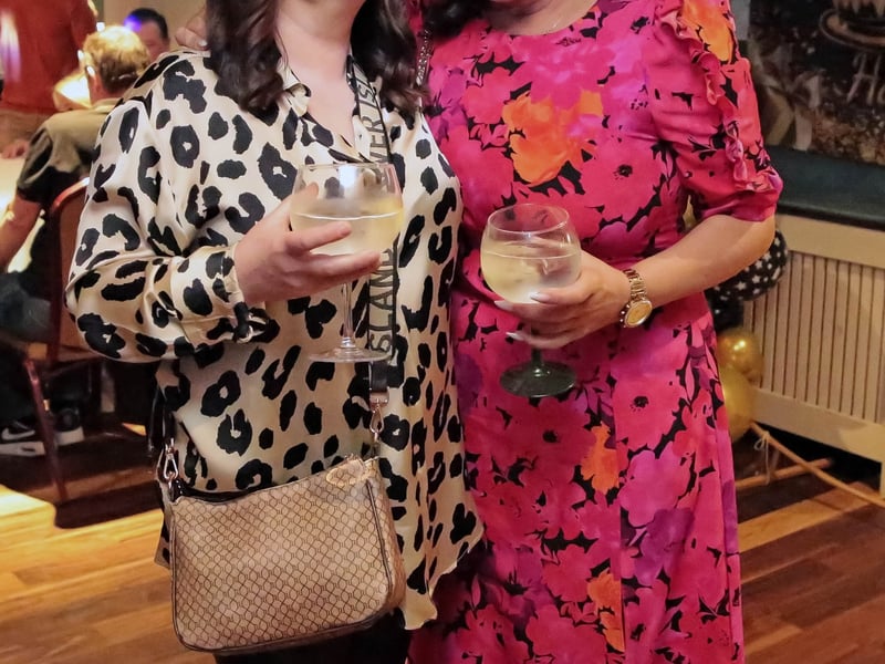Caption: Joanne Ganley and Tara McGoey