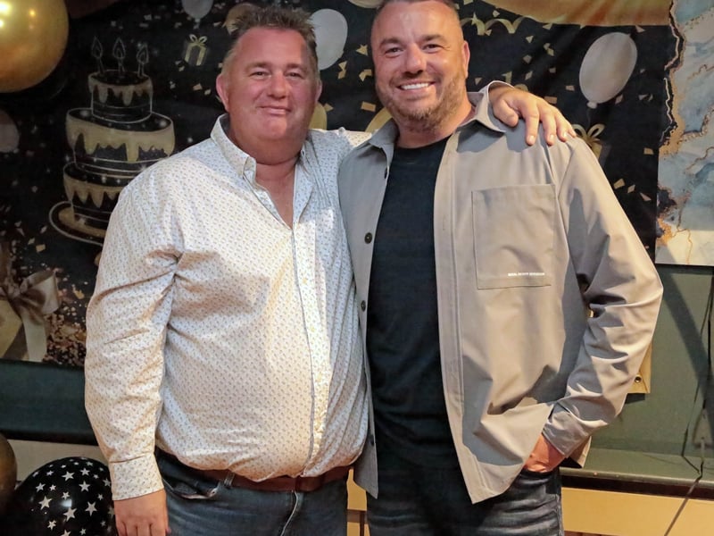 Caption: Kevin and Charlie 