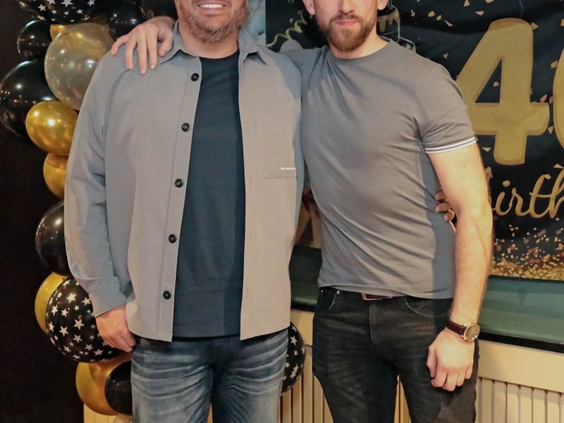 Caption: Kevin and Mark 