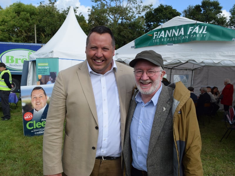 Cllr. Peter (Chap)Cleere , Fianna Fail and Malcolm Noonan, Minister of State for Nature, Heritage and Electoral Reform and T.D. for Carlow-Kilkenny(Green Party).