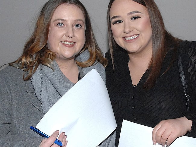 Amy Flynn and Nicole Kirnan.
