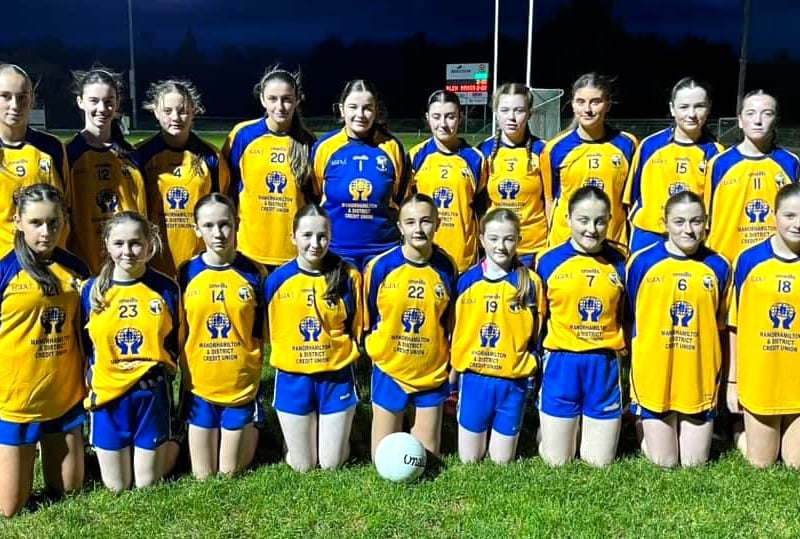 The Glencar Manorhamilton team who were defeated by St Mary's Kiltoghert