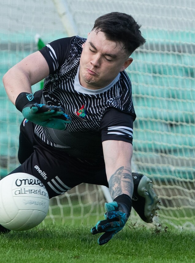 Tullamore Tribune sports editor Kevin Corrigan has selected his 2024 Offaly Senior Football Championship team of the year, starting with goalkeeper Shamrocks goalkeeper Sean O'Toole. GOALKEEPER - SEAN O'TOOLE (SHAMROCKS) Sean O'Toole had an excellent year for Shamrocks as they went to the semi-finals. He made crucial saves and was a hero in their quarter-final penalty shootout win over Ballycommon. He saved three penalties in that and also blasted home their winning one but the reason he is selected here is because of his all round goalkeeping competency. You can read Kevin Corrigan's full Man Behind The Wire column from this week by TAPPING HERE