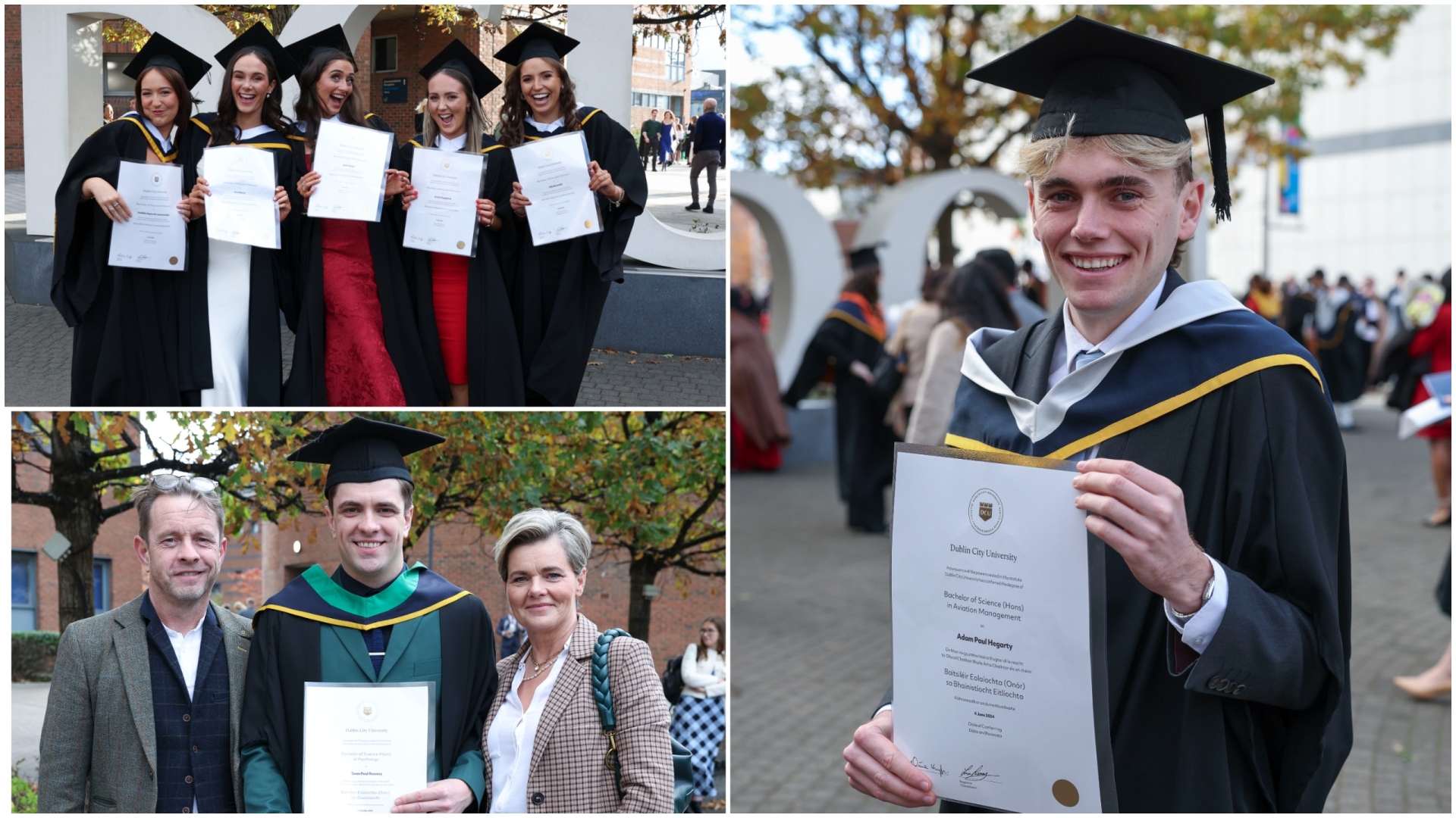 PICTURES | Big celebrations for delighted Longford students at DCU ...