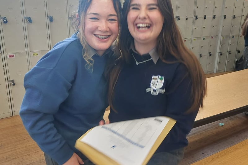 In Pictures: Smiles and delight in Mountmellick on Junior Cert Results Day