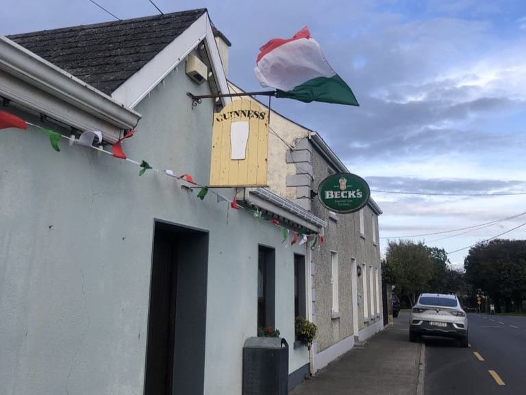 Rathdowney and Errill have been decked out with flags, window displays and bunting ahead of the Laois senior hurling final against Clough/Ballacolla. Local businesses and homes have come out in force to show their support.