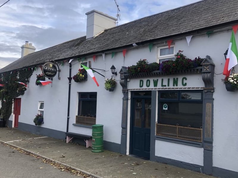 Rathdowney and Errill have been decked out with flags, window displays and bunting ahead of the Laois senior hurling final against Clough/Ballacolla.  Local businesses and homes have come out in force to show their support.