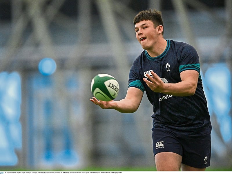 Stephen Smyth (Class of 2023) has a number of u-20 caps and has toured extensively with Ireland underage sides so is no stranger to elite rugby either.