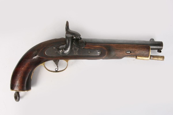 19TH-CENTURY TOWER PERCUSSION PISTOL €200 - 300