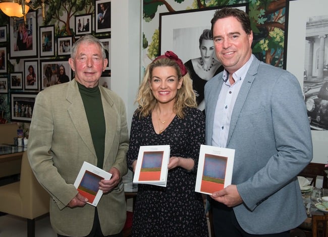 Desmond Egan, Aileen O'Brien and Minister of State Martin Heydon.